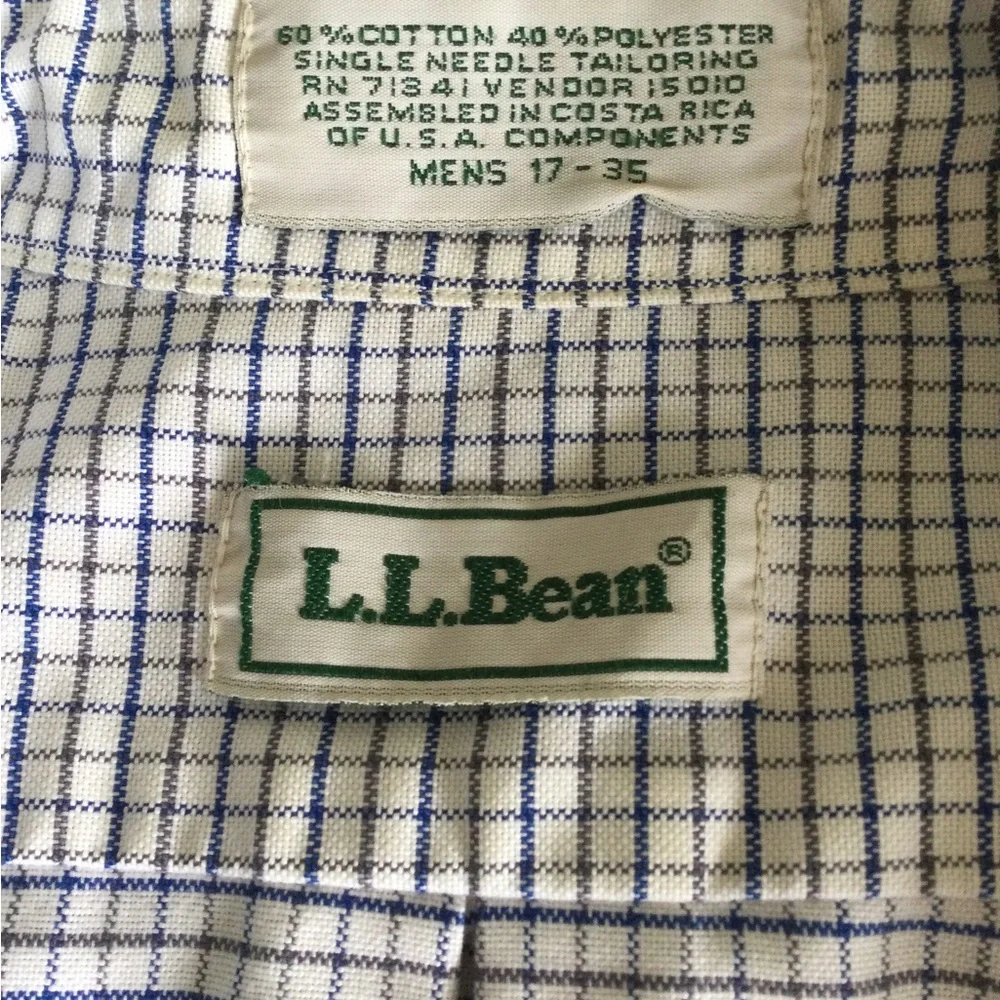 L.L. Bean Vintage short sleeved shirt,‎ XL